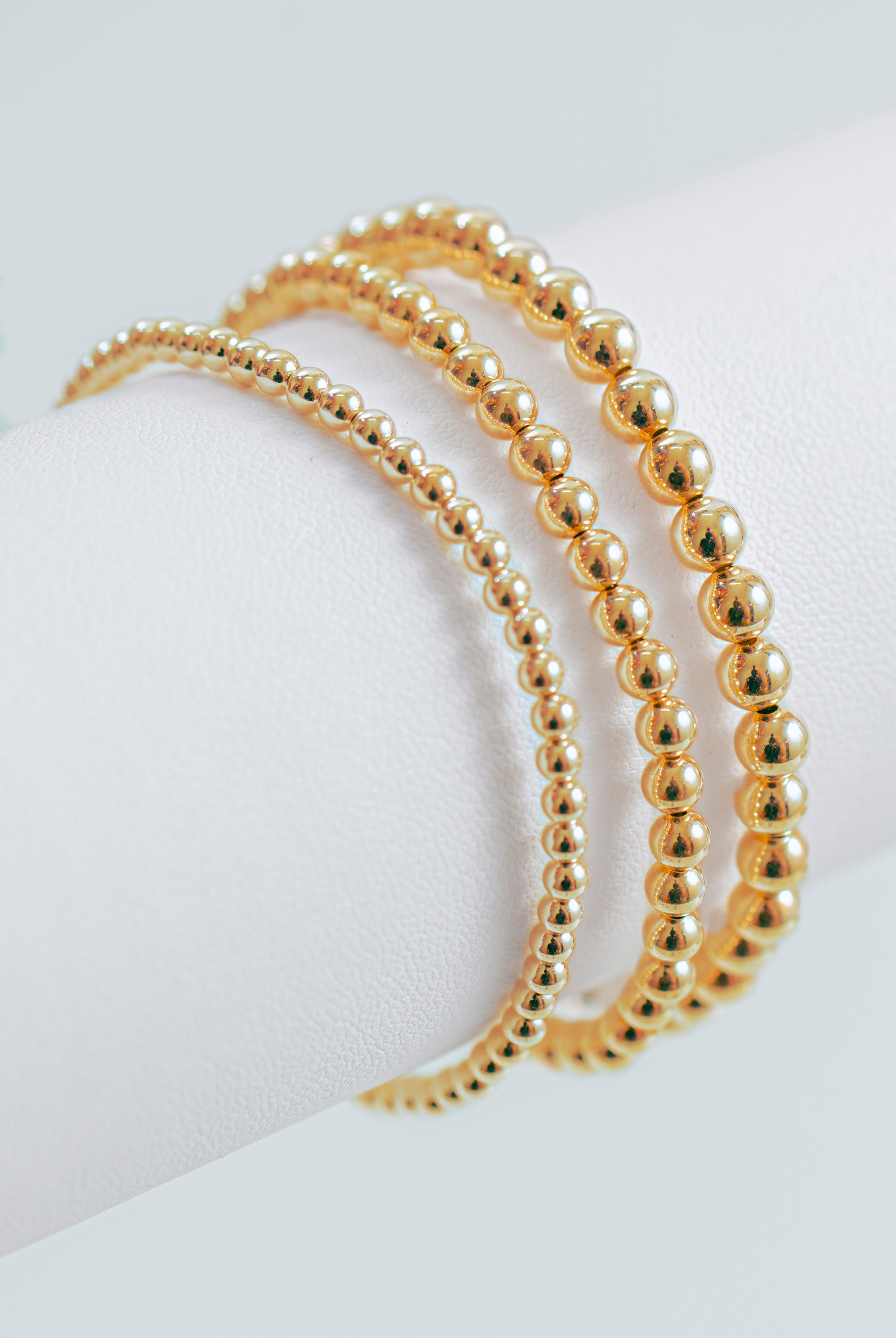 Bead Bracelets Gold – Tuesday Label
